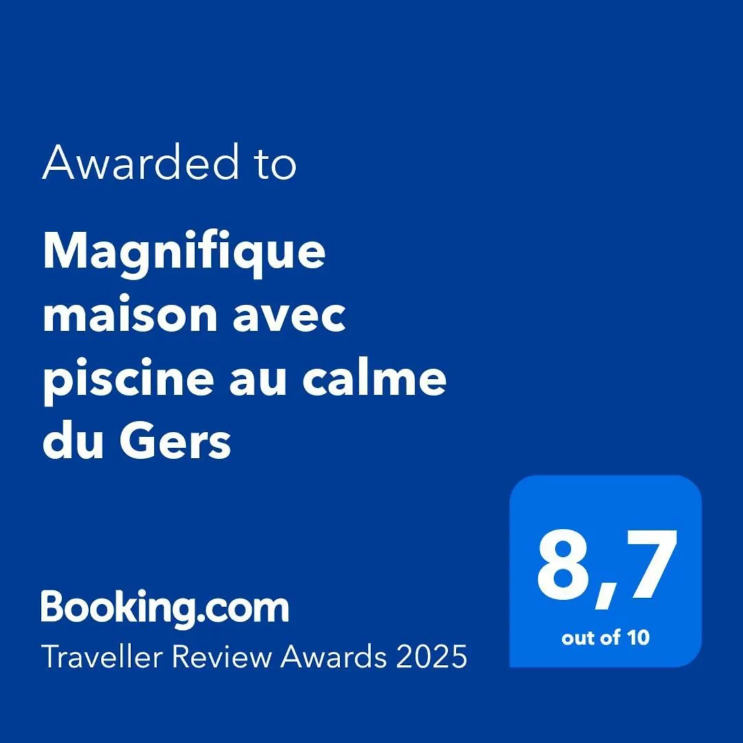Magnifique Maison Avec Piscine Au Calme Du Gers Pouydraguin 0*,